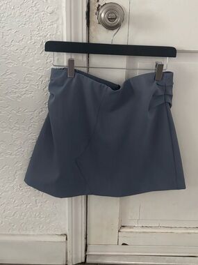 Zara Slate Blue Mini Skirt w/ tags